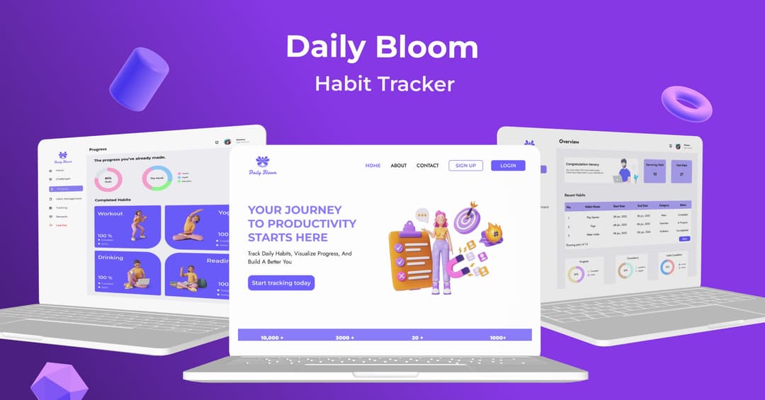 Daily Bloom (Habit Tracking Platform)